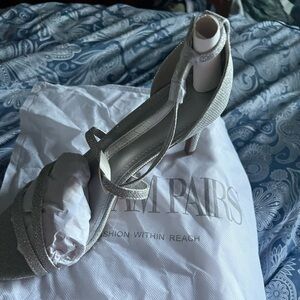 Dream pairs silver heels